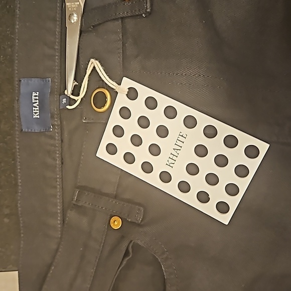 💕KHAITE💕 The Kyle Low Rise Straight Leg Jeans ~ Wilcox Faded Black 28 NWT - Picture 15 of 16